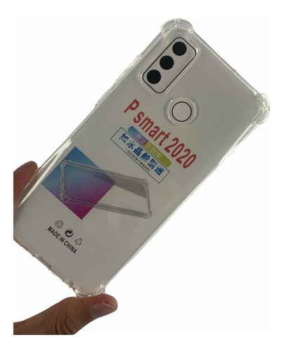Estuche Silicona Transparente Huawei P Smart 2020 Puntas