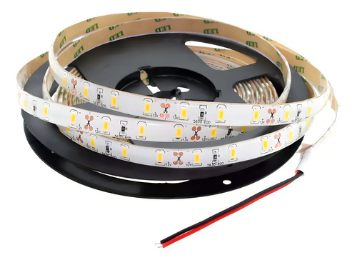 Tira Led 2835 12v 60 Leds X Metro Ip66 48w Candil Luz Blanco Cálido