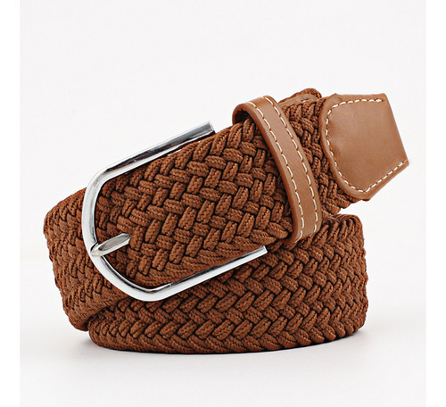 Cinturón Elástico Trenzado Unisex