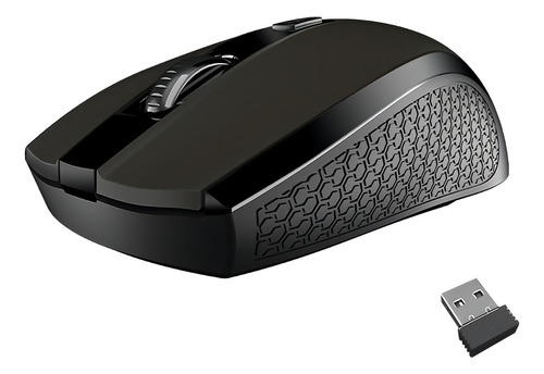 Mouse Meetion Portátil Bluetooth Inalambrico R560 Febo Color Black