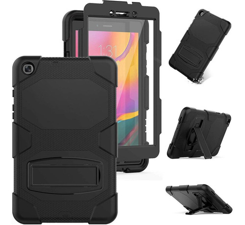 Funda Hxc Galaxy Tab A 8.0 T290/t295 + Protector Negro