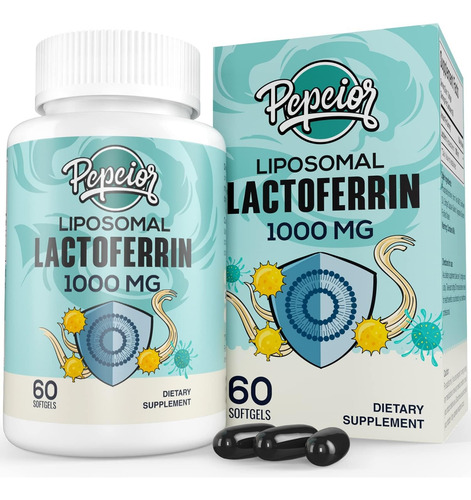 Lactoferrina Liposomal Max 1000mg +hierro +salud Inmune
