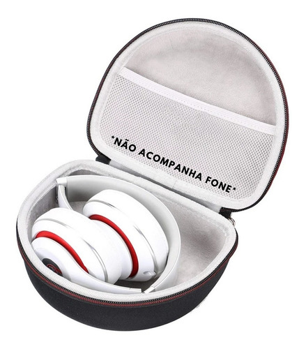 Imagem 8 de 10 de Kit Case + Almofada Espuma P/ Fone Ouvido Beats Solo 2 E 3