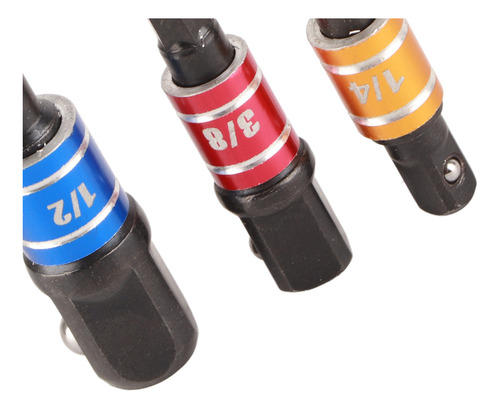 Juego De Adaptadores De Enchufe, 6 Piezas, Llave De Mango He