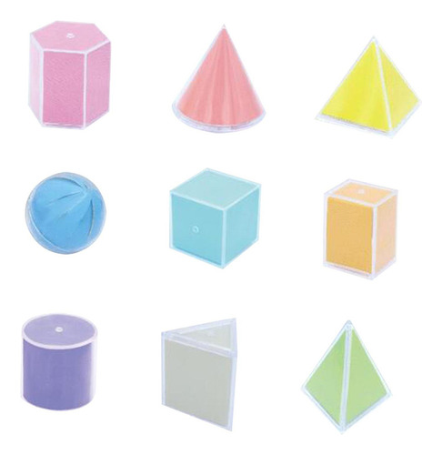 Kit Interativo De Formas Geométricas Para 9 Geometrias