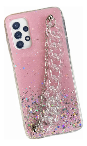 Funda Tpu Brillito + Cadena Para Samsung A13 4g