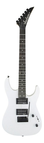 Guitarra eléctrica Jackson JS Series JS11 dinky de álamo snow white brillante con diapasón de amaranto