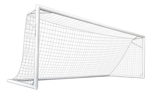 2 Redes Arcos Futbol 11 Trapezoidal 7,44x2,45.m Hilo 2,8.mm