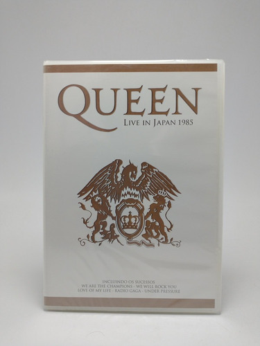 Dvd Novo Original - Queen Live In Japan 1985 - Lacrado