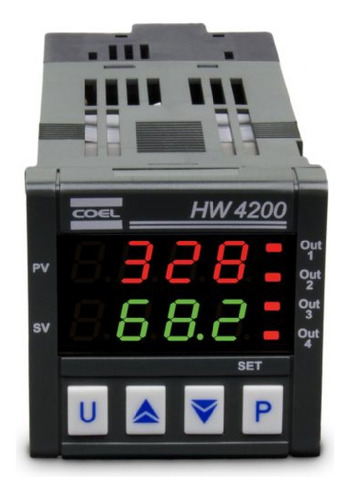 Controlador De Temperatura Digital Hw4200/r-2q 100-240v Coel