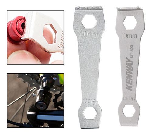 2 Llaves Para Tuercas De Plato De Bicicleta, Llave Para