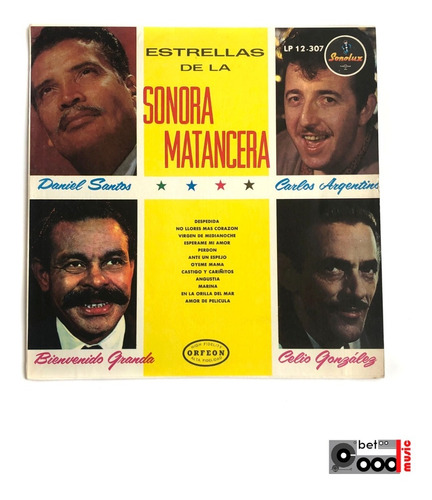 Lp Vinilo Estrellas De La Sonora Matancera / Excelente 