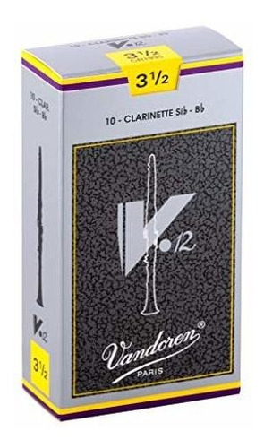 Vandoren Cr1935 Clarinete Cañas V.12 Fuerza 3.5; Caja De 10.