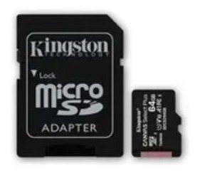 Memoria Micro Sd Kingston 64gb 100% Original Clase 10 Canvas