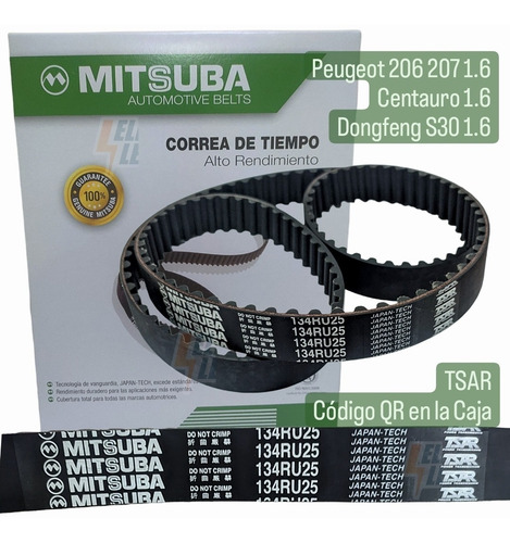 Correa Tiempos Peugeot 206 207 1.6 2006 2007 2008 2009