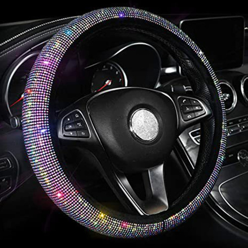Funda Para Volante De Coche De 15 Pulgadas, Elegante, Brilla