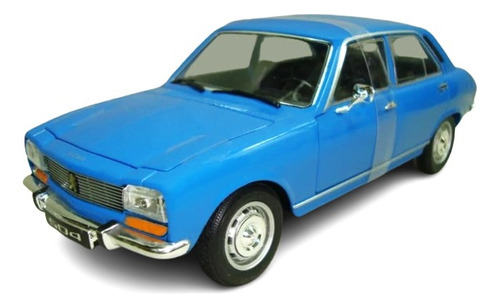 Peugeot 504 1975 - Igual Al Argentino - Azul - Welly 1/24