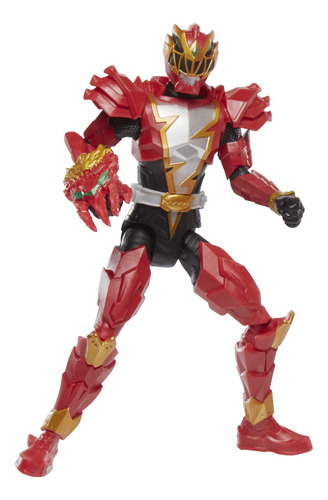 Power Rangers Dino Fury Dino Knight Red Ranger - Figura De A