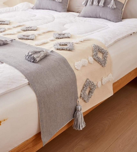 Piecera Cama King Y 2 Plazas 210 X 60 Cms Diseños 