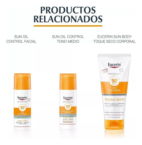 Protector Solar Eucerin Tono Claro Fps50