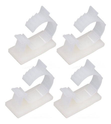 Clip Adhesivo Para Cables, 100 Piezas, Ajustable, Gestión, N