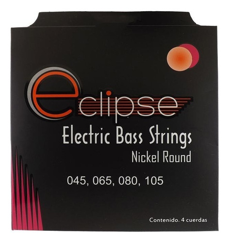 Eclipse Ba-4 Juego 4 Cuerdas Bajo Electrico 045-105 Nickel