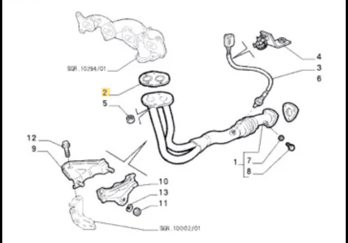 Junta MĂșltiple Escape Fiat Marea Palio Brava Siena Original