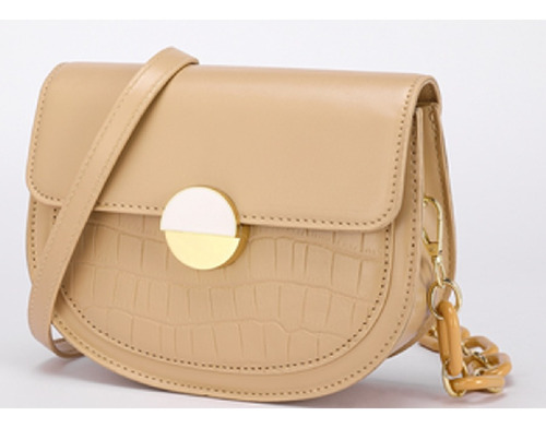 Siihenrry - Bolso De Cuero Vegano Mate Djb-0122-bei Beige Diseño De La Tela Liso