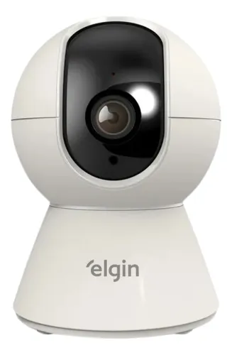 comprar Câmera De Segurança Rotativa 360º Inteligente Elgin - Full Hd Com Detecção De Movimento, Áudio Bidirecional, Wi-fi, Visão Noturna