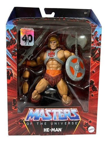 Masters Of The Universe He-man 40th Aniversario Mattel Motu