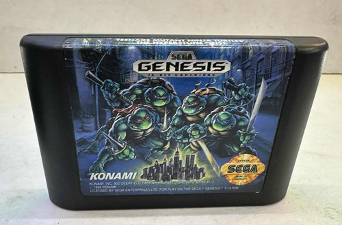Turtles Ninja The Hyper Stone Heist | Sega Genesis En Caja (Usado)