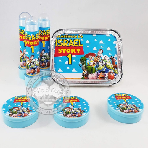 Imagem 2 de 3 de Kit Lembrancinhas Personalizadas Toy Story