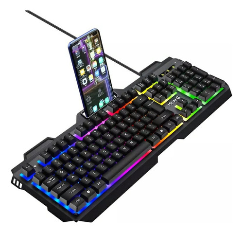 Teclado Gaming Retroiluminado Rgb Impermeable