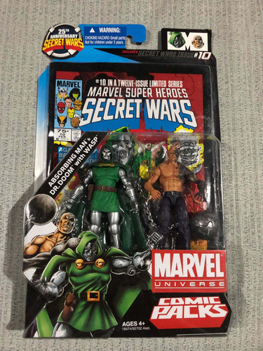 Marvel Súper Héroes Secret Wars #10 Absorbing, Dr. Doom Pack