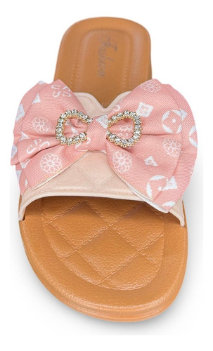Sandalia Chancla Dama Moño Infinito Huarache Cómodas Mujer