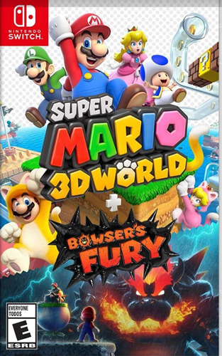 Juegos Super Mario 3d Worlds + Browsers Fury Nintendo Switch