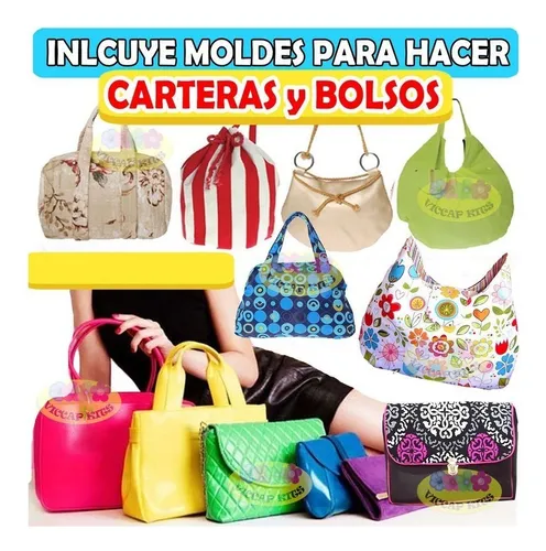 Patrones Carteras Bolsos Billeteras Mochilas Imprimibles Pdf