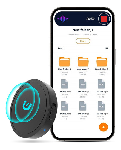 Grabadora De Voz Nanezan Nz007 128gb Activada Por Voz
