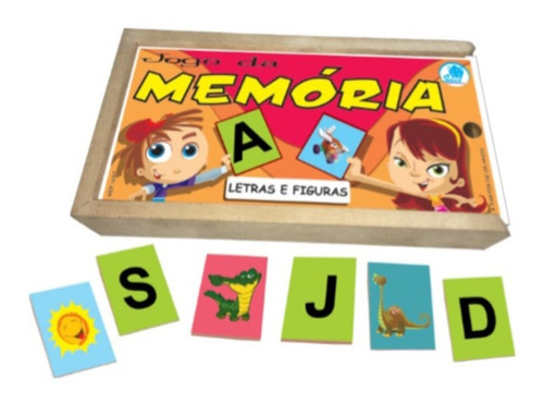 Jogo Da Memória Letras E Figuras 40pcs 697 Simque