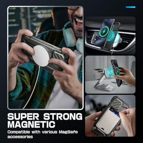 Capa Supcase Para iPhone 15 Pro Max Com Câmera
