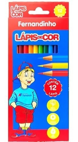 Imagem 3 de 6 de Lápis De Cor Faber Castell Fernandinho 12 Pacotes Promocao