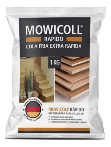 Mowicoll Rápido, Cola Fría De Uso Profesional E Industrial,