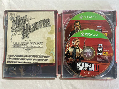 Steelbook Red Dead Redemption 2 Xbox One O Ps4 (con Juegos) (Usado)