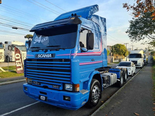 Imagem 12 de 14 de Scania 113 H 360 6x2 Trucado Topline Ano 1994 Câmbio Manua