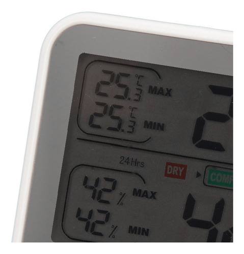 Termómetro Digital De Temperatura Y Humedad Con Pantalla Lcd