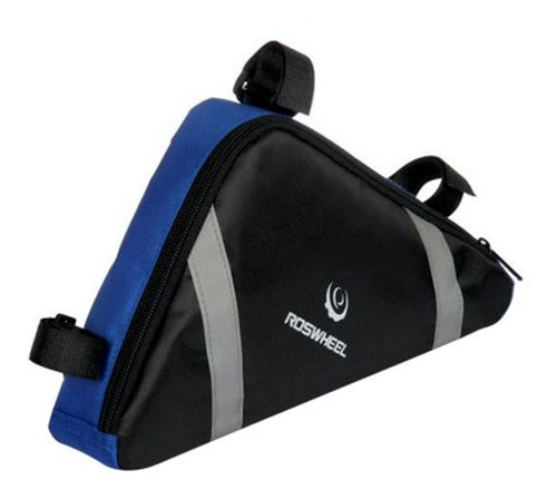 Bolsa triangular con soporte para herramientas para bicicleta Roswheel, color azul