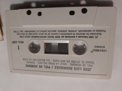 Cassette De José Luis Rodriguez Piel De Hombre (#14-2896 (Usado)