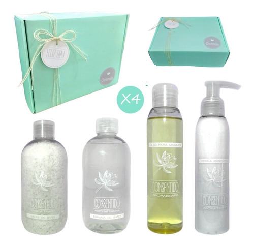 Set Caja Relax Regalo Box Mujer Kit Jazmín Spa Zen Aroma N81