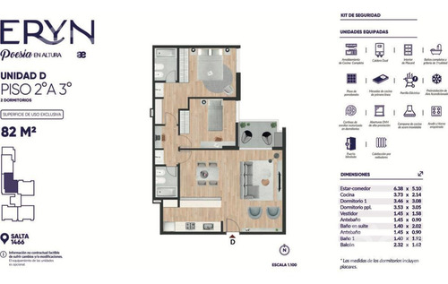 Imagen 5 de 27 de Venta Departamento De Dos Dormitorios Con Balcón En Parque España