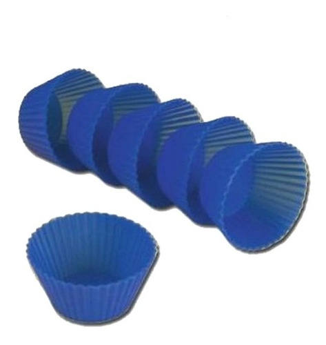 6 Capacillos Para Cupcake De Silicona